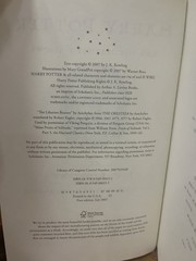 HARRY POTTER and The Deathly Hallows RARE FIRST EDITION Page 759 Error