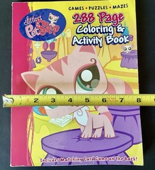 Littlest Pet Shop Coloring & Activity Book 228 Pages 2009 Hasbro Games Mazes