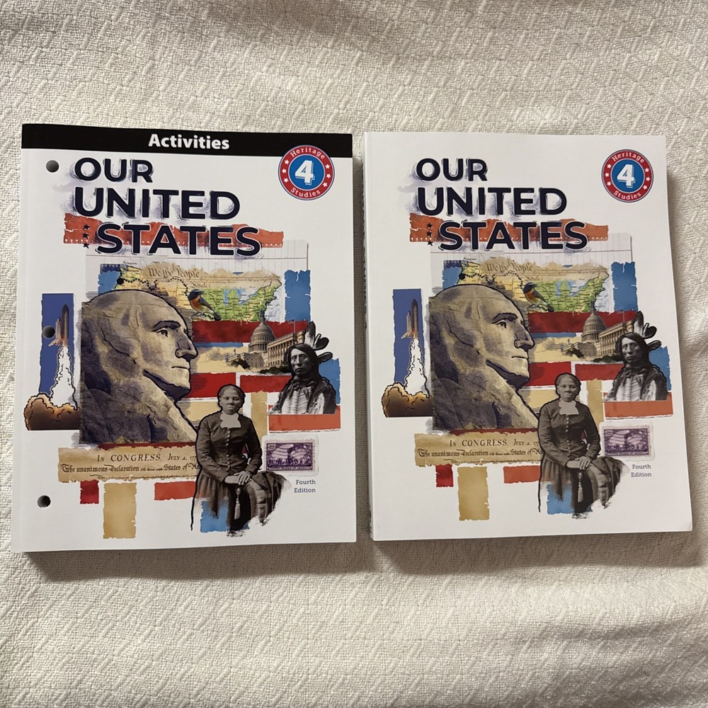 BJU Press 2024 Our United States Textbook + Activities Book | Heritage Studies