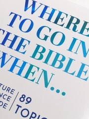 Where To Go In The Bible When: 89 Topics Scripture Refernce Guide David Jeremiah