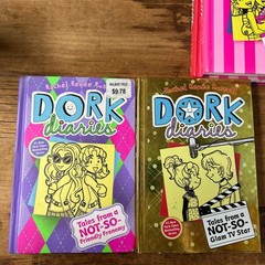 Dork Diaries Hardcover Books Rachel Renee Russell Lot Series 1, 4, 7, 11, 12, 13