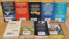 HUGE LOT OF 80+ PIERS ANTHONY BOOKS VINTAGE SCIENCE FICTION FANTASY NOVELS
