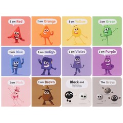 A Case of Colourblocks 12 Mini Books Box Set – Ages 0-5 – Board book
