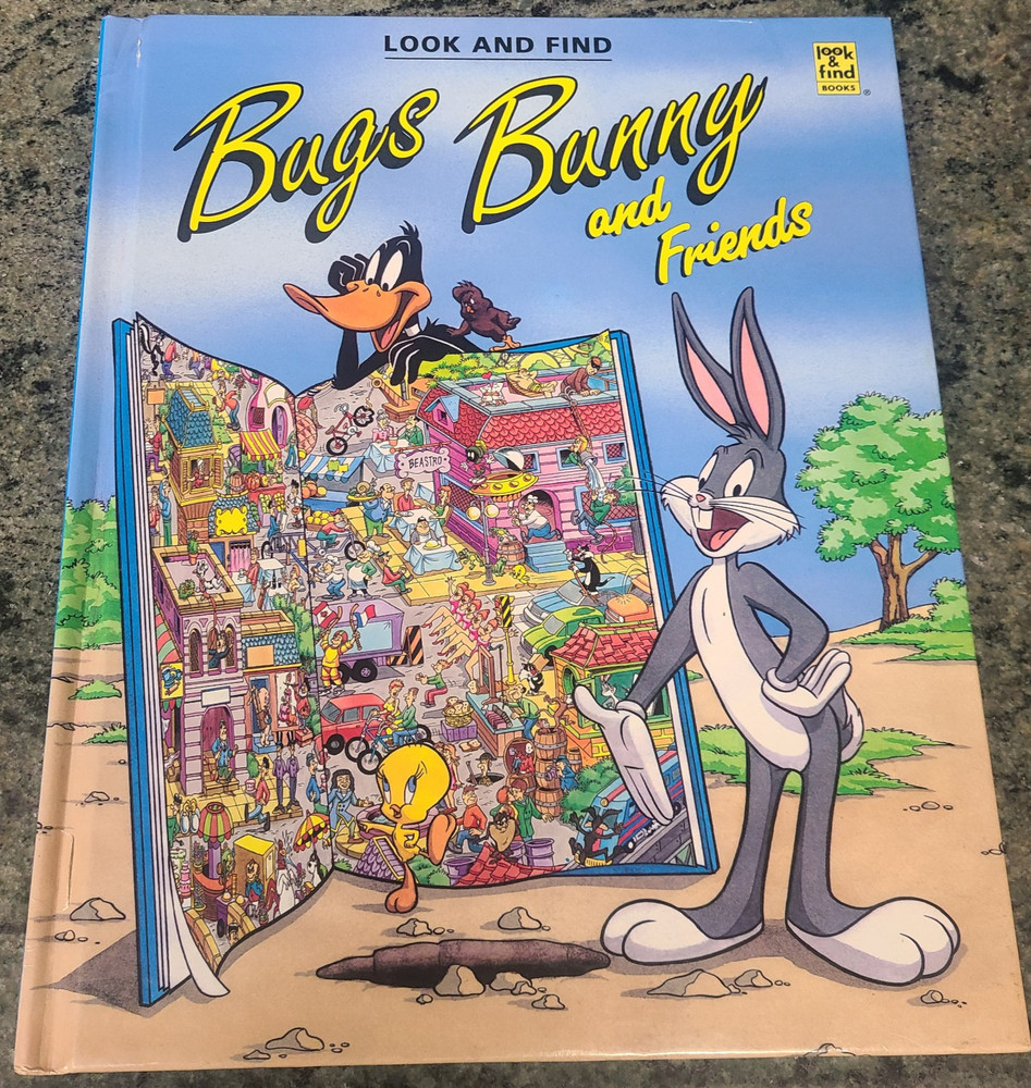 Vtg Look and Find Bugs Bunny and Friends Tom Demichael Diaz Looney Tunes 1994 HC