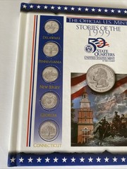 THE OFFICIAL U.S. MINT STORIES OF THE 1999 50 STATE – Vintage Hardcover New