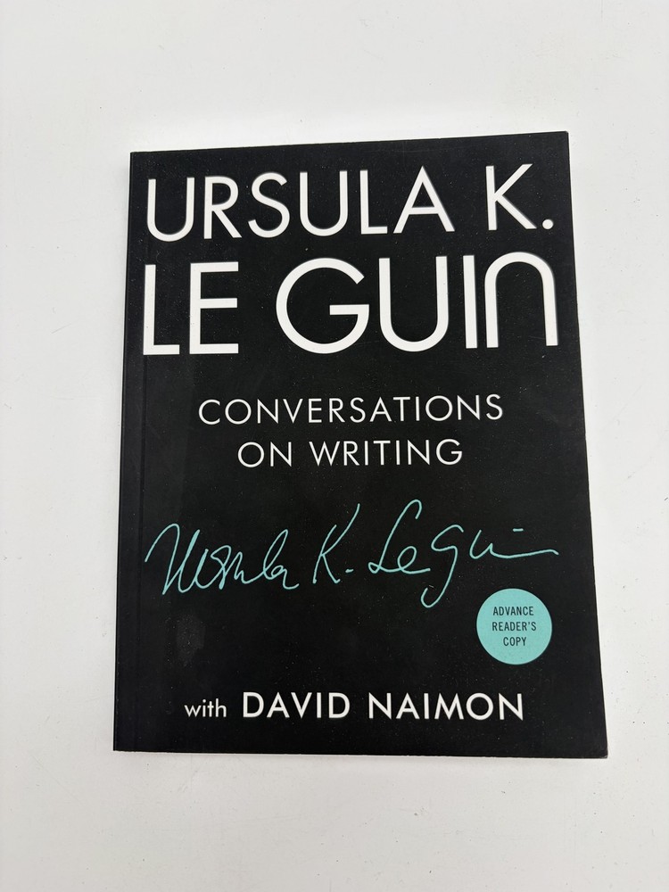 Ursula K. Le Guin Conversations on Writing Advance Reader’s Copy Book A20