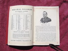 1912 VICTOR RED SEAL RECORDS Catalog A Library of Famous Voices Caruso Eames