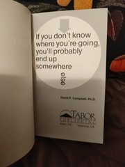 If You Don’t Know Where You’re Going, You’ll Probably End Up Somewhere Else 1973