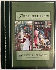 Classic Library Leather Bound Dual Volume: Secret Garden/A Little Princess. New