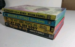 Vintage 1950s Mystery Paperback Lot Dell Lion Pocket Crime Noir 5 Books Pulp