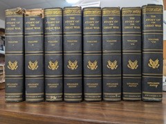 Story of the Great War Diplomatic Edition 1916-1920 8 vol complete G+ 251105