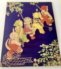 1940s Vintage Linen Children’s Books Lot of 5 Whitman, Saalfield, Etc GRAPHICS!