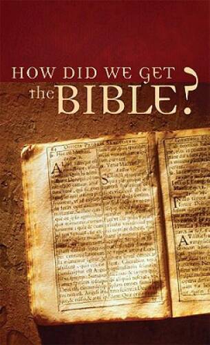 How Did We Get the Bible (VALUE BOOKS) – Mass Market Paperback – VERY GOOD