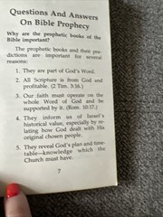 Questions & Answers On Bible Prophesy by Dr. Hilton Sutton 1982 Harrison House P