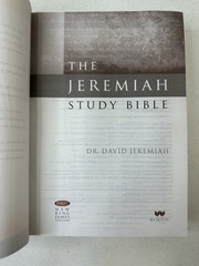 The Jeremiah Study Bible NKJV Dr David Jeremiah 2013 Hardcover w/Dust Jacket