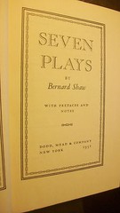 SEVEN PLAYS by GEORGE BERNARD SHAW 1951 EDITION