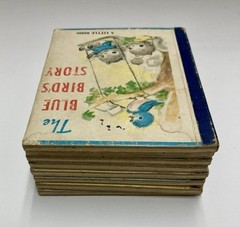 Vintage 1940s Miniature 4″ Children’s Book Lot A Little Book & Lollipop Book (8)
