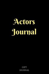 ACTORS JOURNAL: 6 X 9 INCHES, LINED COMPOSITION JOURNAL, By Gift Journal **NEW**