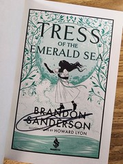 SIGNED Tress of the Emerald Sea by Brandon Sanderson Kickstarter Edition