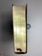 The NIV Study Bible Bonded Leather Red Letter Edition Zondervan 1985 Index Tabs