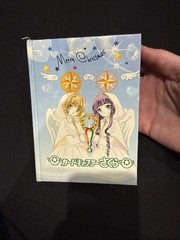 RARE CLAMP ANIME CHRISTMAS NOTEBOOK HARDCOVER 1993 VTG HTF