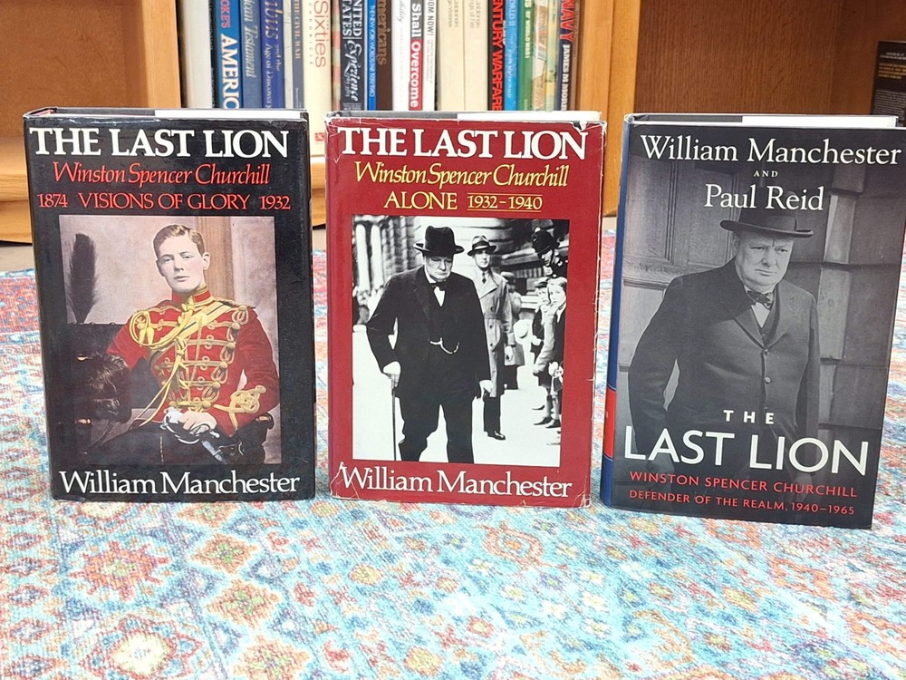 THE LAST LION 3 Volume Set William Manchester Hardcover First Editions