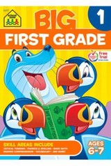 School Zone Big First Grade Workbook: 320 Pages, 1st Grade, Reading Comprehensi