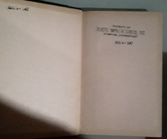 spi THE SOCIETY OF THE PLASTICS INDUSTRY INC 1947 DIRECTORY hardcover