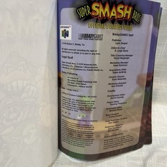 Super Smash Bros Official Strategy Guide Book Brady Games 1999 Nintendo N64