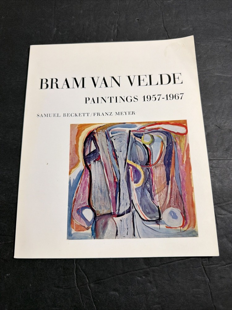 Art: Bram Van Velde Paintings 1957-1967 Samuel Breckett Paperback 1968