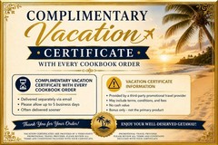Vegetarian Cookbook + Vacation Certificate cook book Recipes Cookbook Classic