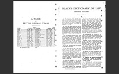 BLACK’S LAW DICTIONARY, 1st Edition 1891 and 2nd Edition 1910 Law Book on CD-ROM