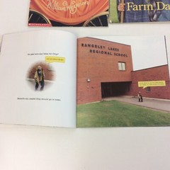 William Wegman Cinderella Farm Days My Town 3 Picture Story Book Lot
