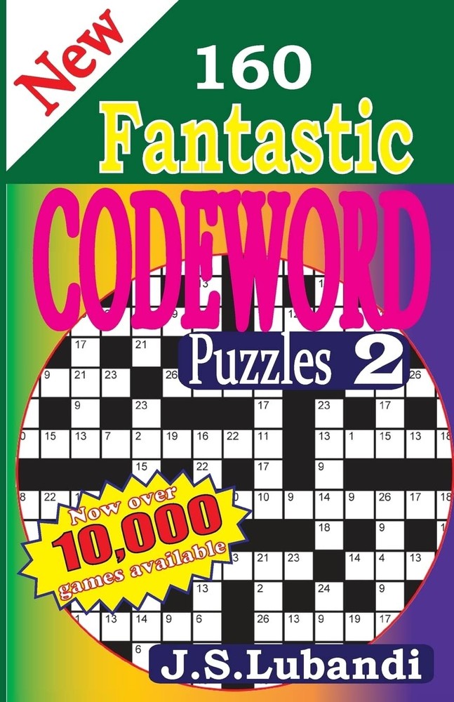 New 160 Fantastic Codeword Puzzles By Lubandi, J S J S Lubandi,