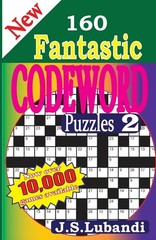New 160 Fantastic Codeword Puzzles By Lubandi, J S J S Lubandi,