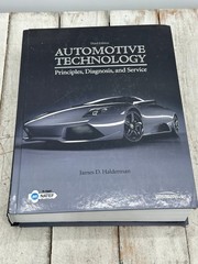 Automotive Technology Principles Diagnosis Service Halderman 3rd Ed 2009