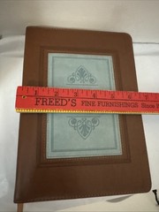 KJV Study Bible Large Print Thumb Indexed Red Letter 2011 Teal Inlay