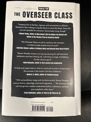 The Overseer Class : A Manifesto by Steven W. Thrasher NEW HC DJ