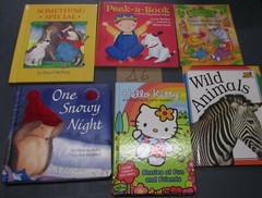 LOT x 6 Hardcover Kid Children’s Books beginning reading Mixed Most VG