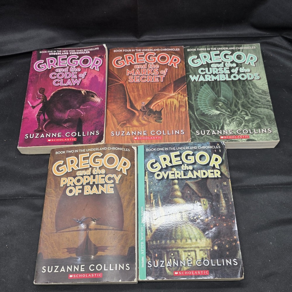 THE UNDERLAND CHRONICLES Series 1-5 set PB Lot Gregor Bane Curse Marks Claw