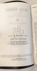 The New OPEN Holy Bible NKJV Reader’s Edition Nelson 1453 Black Bonded Leather