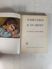 Your Child is an Artist by Arthur Zaidenberg (1949 – 1st Edition) Hardcover