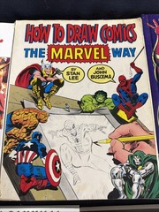How To Draw Comics Book Lot Of 9 Marvel DC Writing Pencilling Art Guide