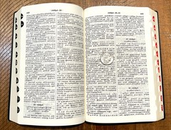 Tamil Mission Bible – Old Version Black Vinyl Cover with Gold Etched Text