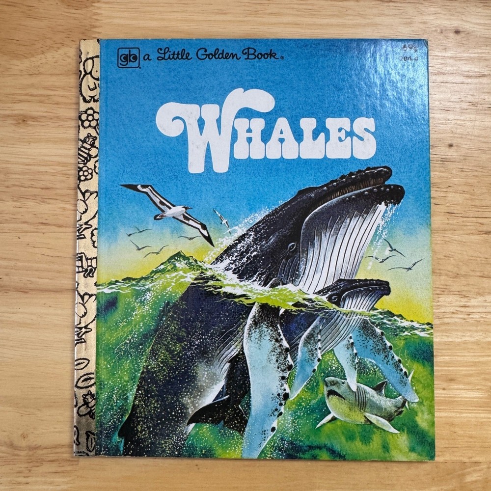 Little Golden Book Whales Jane Werner Watson Illustrated Rod Ruth 1978