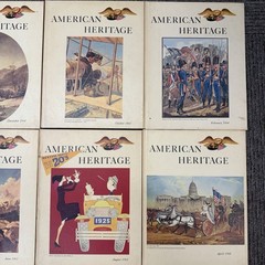 Vintage American Heritage Magazine Hardcover Lot 9 Issues Vol XV XVI 1963–1965