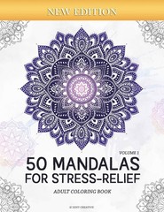 50 Mandalas for Stress-Relief (Volume 1) Adult Coloring Book: Beautiful Mand…
