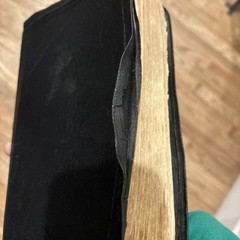 VTG 1973 Holy Bible New Analytical Edition Dickson KJV Moroccan Leather DAMAGED
