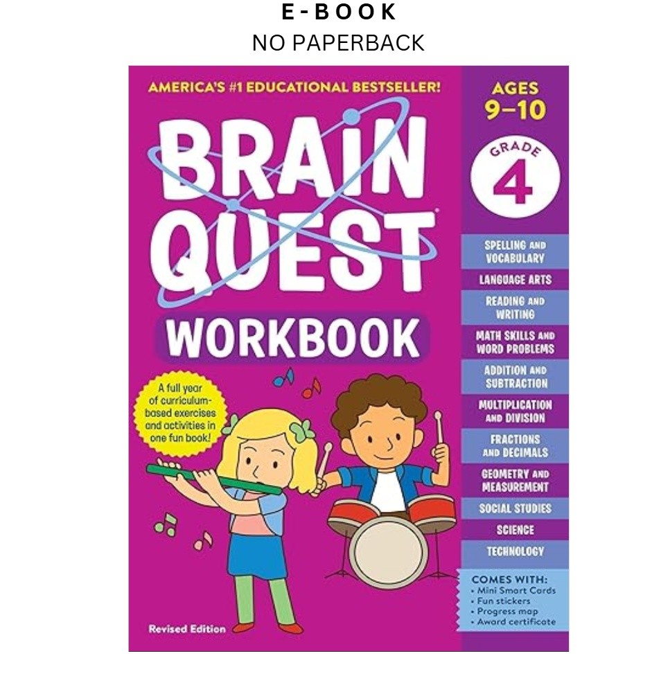 Brain Quest Workbook: 4th Grade Revised Edition, Workman Publishing 2023