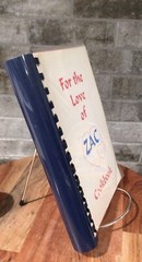 Vintage “ FOR THE LOVE OF ZAC “ Cookbook Spiral Bound 240 Pages